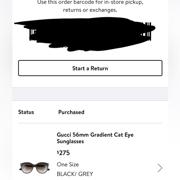 Gucci 56mm Gradient Cat Eye Sunglasses - Picture 7 of 7